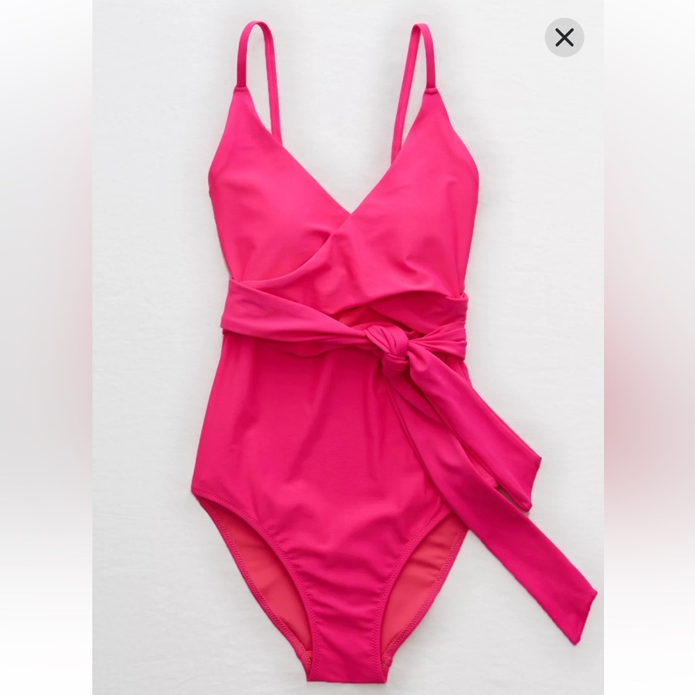 New! Aerie Wrap One Piece Swimsuit XS